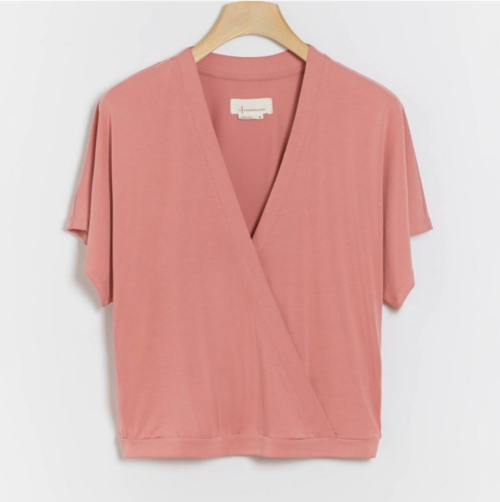 Anthropologie Ayla Surplice Top
